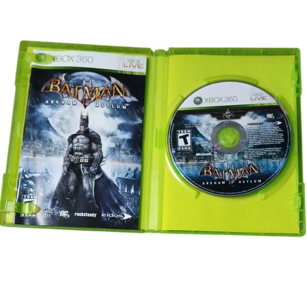 Batman Arkham Asylum & City Microsoft Xbox 360 Lot Of 2 CIB Games/Not‎ Tested